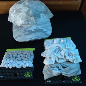 Cap and hair accessories set